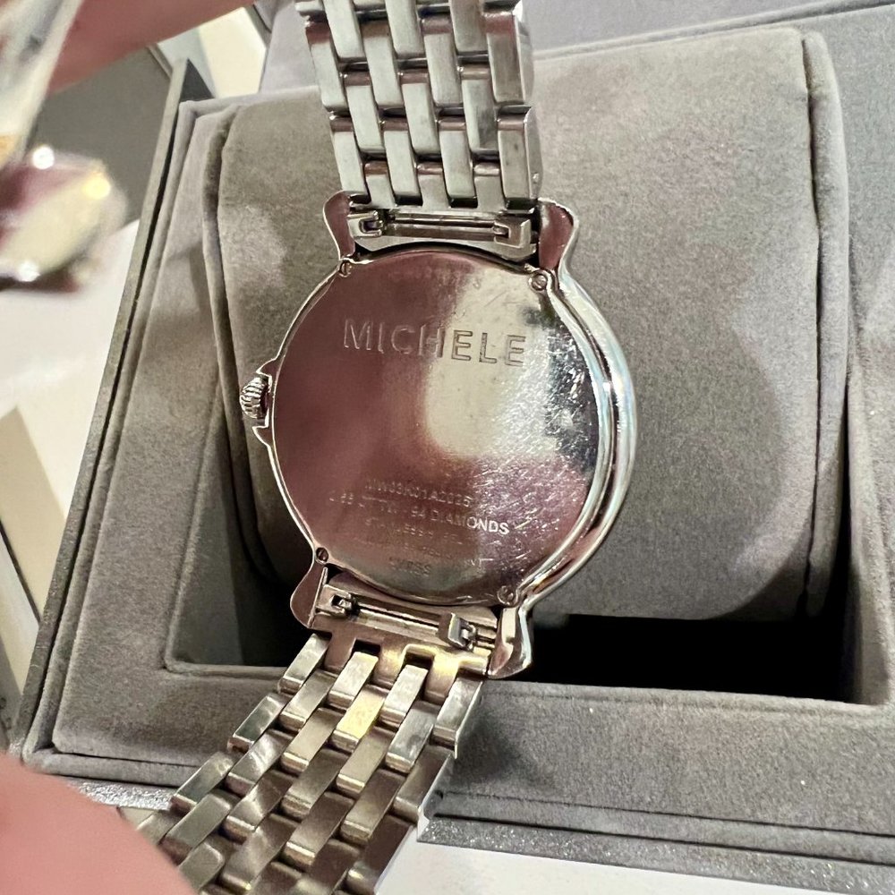 Michele CSX Watch - 94 diamonds w/ 17 extra bands!! - Picture 5 of 5